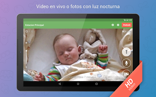 Captura de pantalla de Baby Monitor 3G
