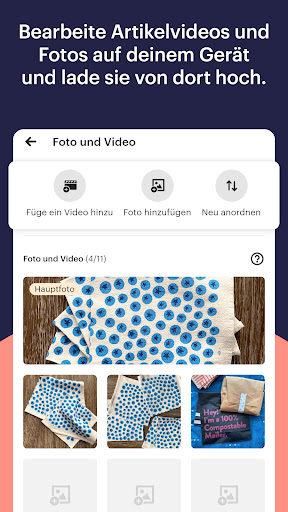 Verkaufen auf Etsy: Mein Shop Screenshot