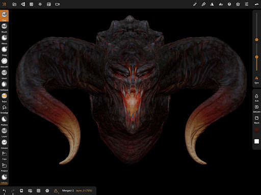 Captura de pantalla de Nomad Sculpt