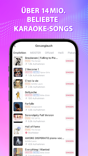 StarMaker: Singe Karaoke Screenshot