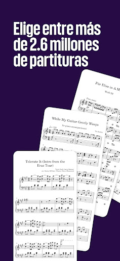 Captura de pantalla de MuseScore－Partituras y Acordes