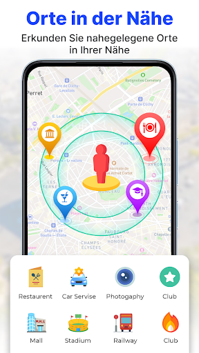 GPS-Satelliten-Live-Erdkarte Screenshot