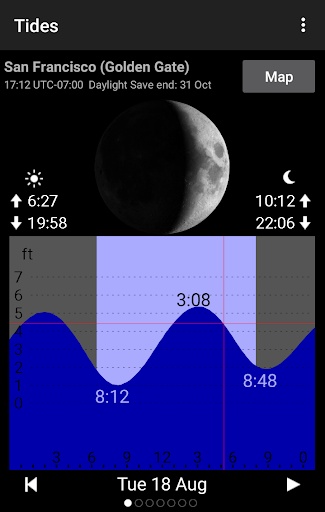 Captura de pantalla de Tide Table Chart