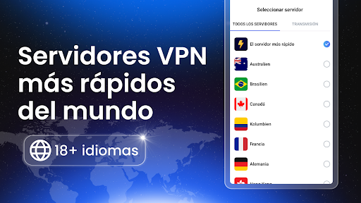 Captura de pantalla de VPN Lumos: VPN fácil de usar