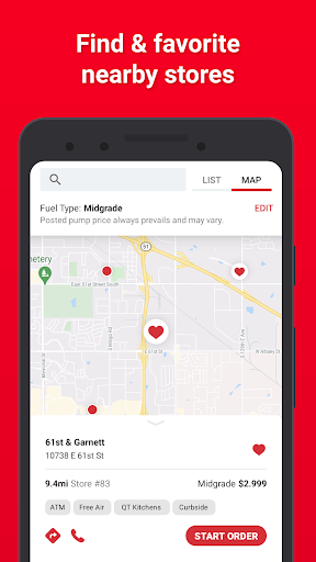 Captura de pantalla de QuikTrip: Food, Coupons & Fuel