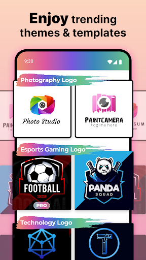 Captura de pantalla de Creador de logos y diseñador