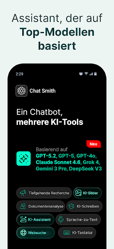 Chat Smith: KI Chatbot & Agent Screenshot