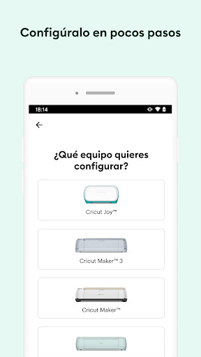Captura de pantalla de Design Space: DIY con Cricut