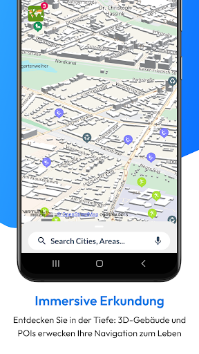 Offline Map Navigation Screenshot