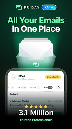 Friday: AI E-mail Assistant screenshot