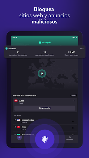 Captura de pantalla de Proton VPN: Rápida y segura