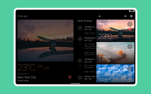 Today Weather: Daten von DWD Screenshot