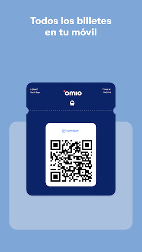 Captura de pantalla de Omio: Reserva tren, bus, vuelo