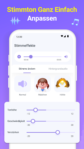 Stimmenwechsler Effekte Screenshot