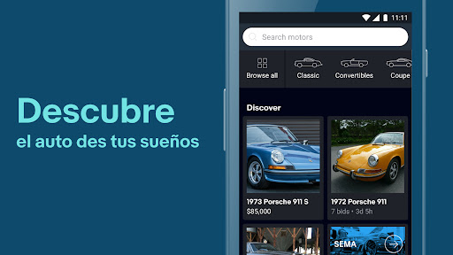 Captura de pantalla de eBay Motors