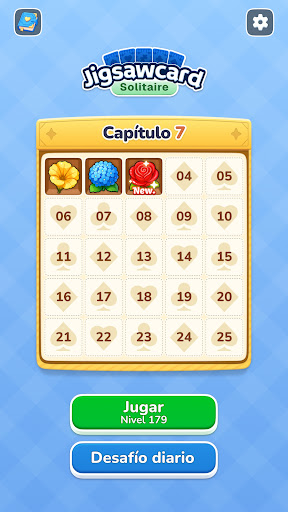 Captura de pantalla de Jigsawcard Solitaire Puzzle