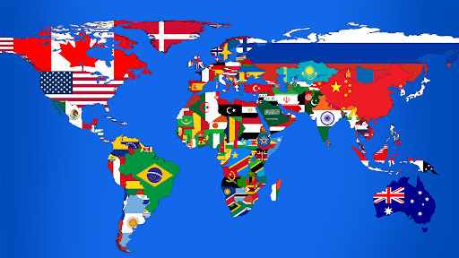 World Map & Countries screenshot