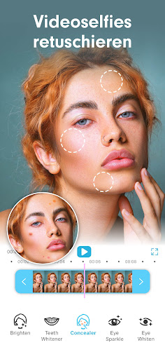YouCam Video: Makeup & Reface Screenshot