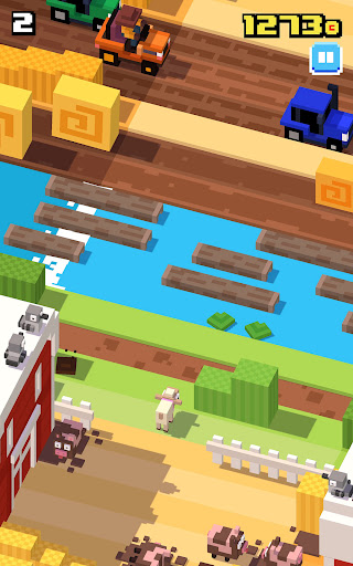 Captura de pantalla de Crossy Road