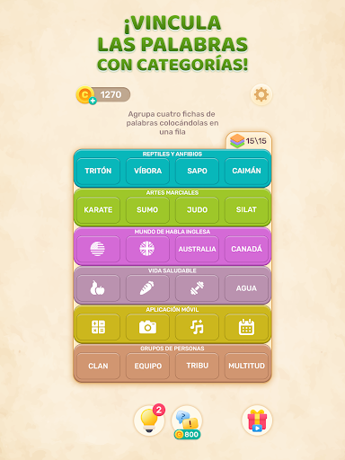 Captura de pantalla de Connect Word Juego de Palabras