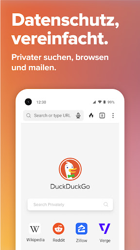 DuckDuckGo Browser, Search, AI Screenshot