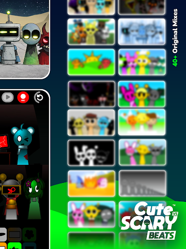 Cute vs Scary Beats™ 2 Sprunki Screenshot