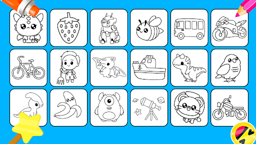 Kids Coloring Pages For Boys Screenshot