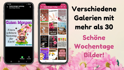 Wochentage Bilder mit Sprüche Screenshot