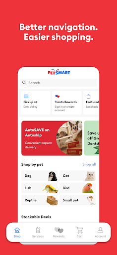 Captura de pantalla de PetSmart