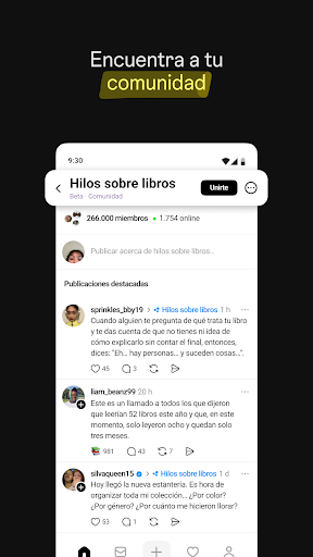Captura de pantalla de Threads
