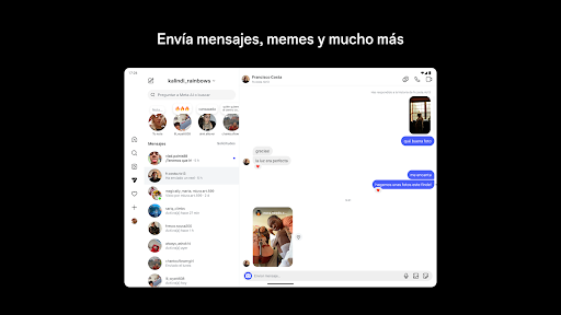 Captura de pantalla de Instagram