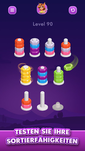 Nut Sort: Color Sorting Game Screenshot
