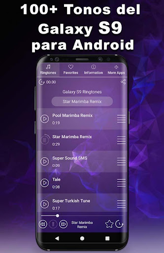 Captura de pantalla de Tonos de Samsung™ S9