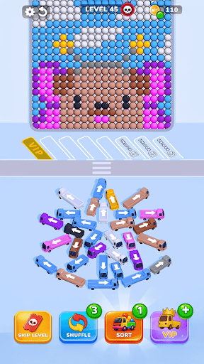 Captura de pantalla de Bubble Bus: Parking Jam Puzzle