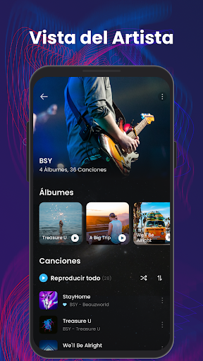 Captura de pantalla de Reproductor de Música y MP3