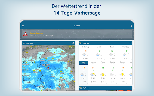 Wetter Online - RegenRadar Screenshot