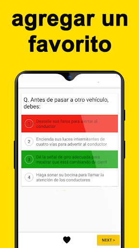 Captura de pantalla de DMV : práctica, examen