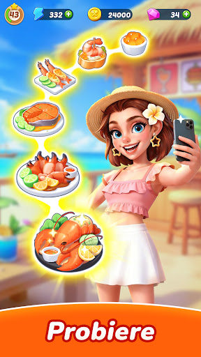Tasty Travels: Merge Game Screenshot