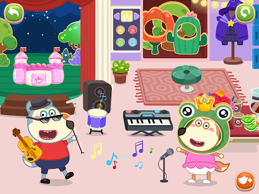 Wolfoo's Town: Dream City Game screenshot