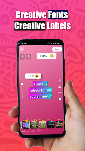 Captura de pantalla de Fonto - story font for IG