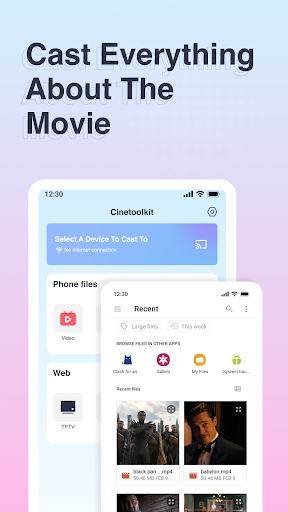 Captura de pantalla de CineToolkit: Caster y remoto