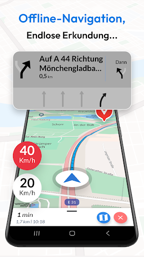 Offline Map Navigation Screenshot