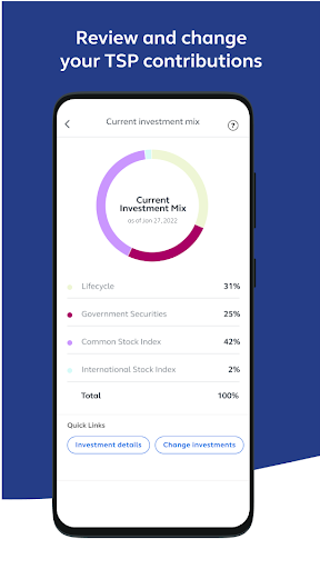 Thrift Savings Plan screenshot