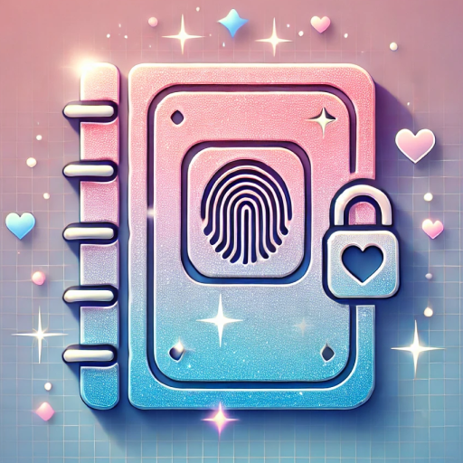 Icono de Diario secreto con contraseña