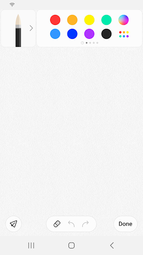Captura de pantalla de Samsung Notes