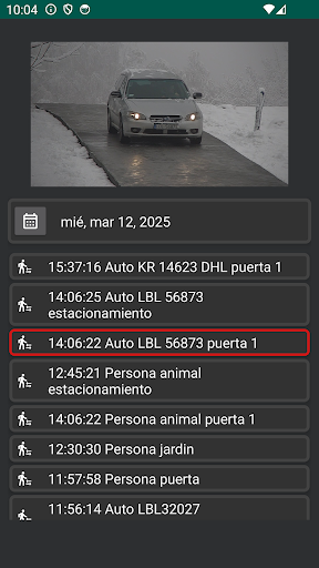 Captura de pantalla de Visor de cámara IP WiFi