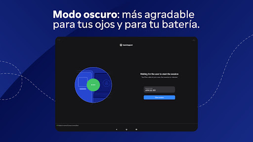 Captura de pantalla de TeamViewer QuickSupport