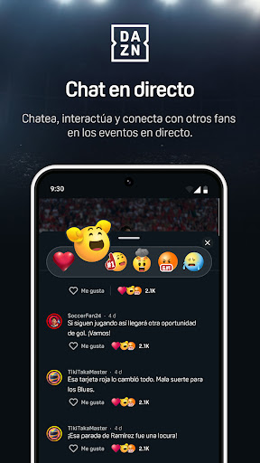 Captura de pantalla de DAZN - Deportes en Directo
