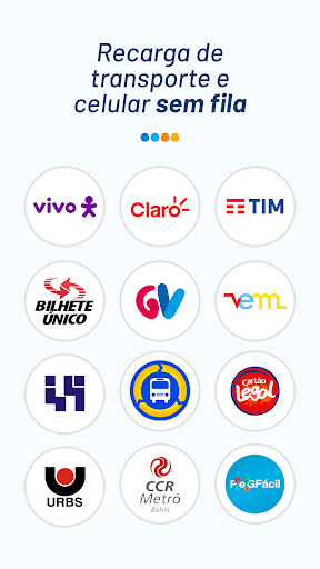 Captura de pantalla de RecargaPay: Pix Cartão e Conta
