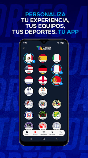 Captura de pantalla de TV Azteca Deportes